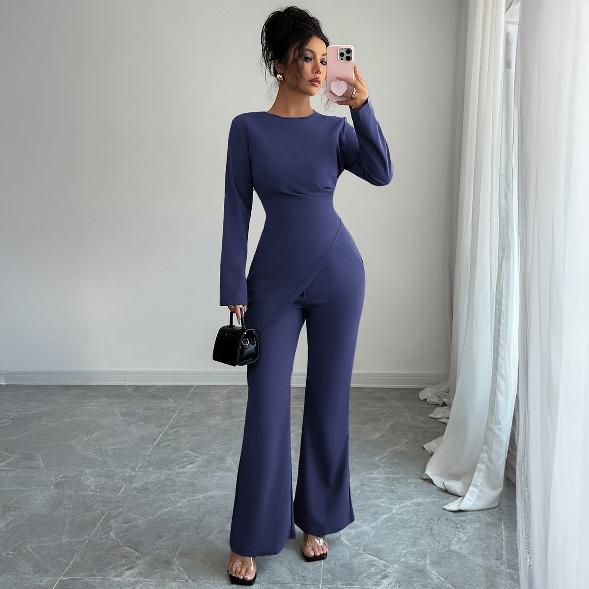 European And American Leisure Simple Straight Suit Women