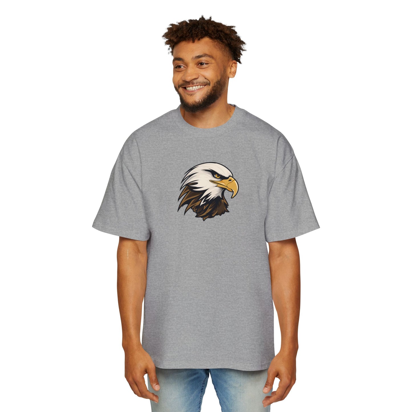 Eagle Graphic Oversized Tee - Men's Stylish Casual Wear