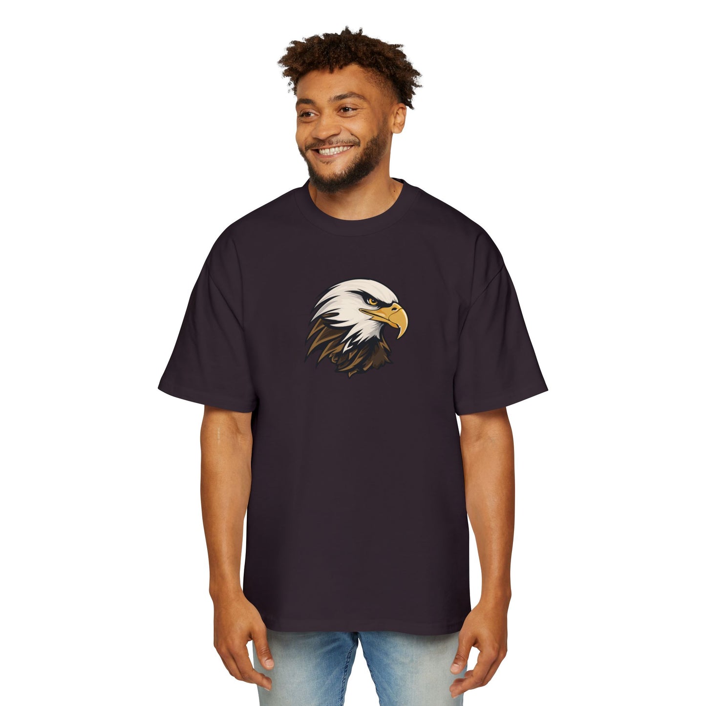 Eagle Graphic Oversized Tee - Men's Stylish Casual Wear