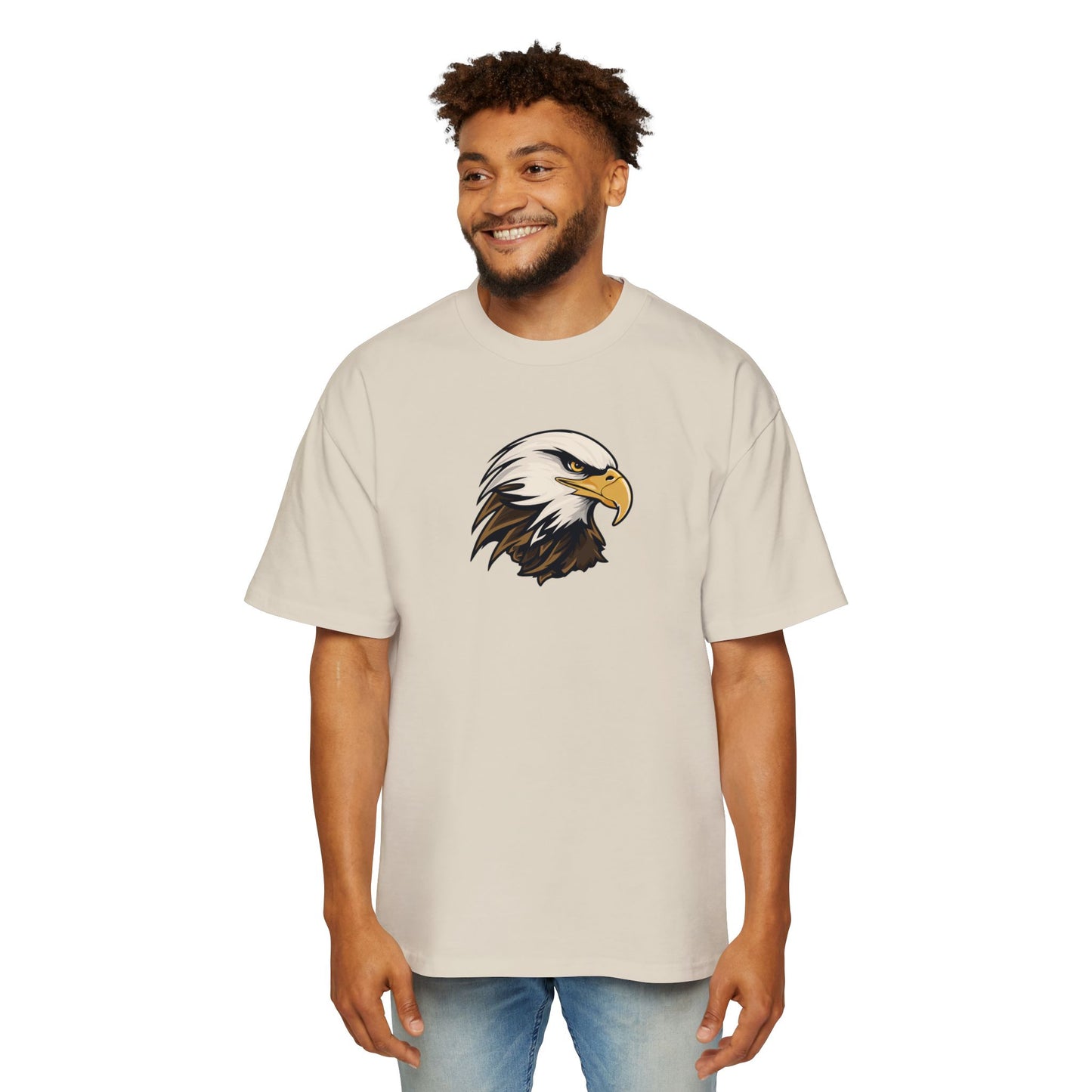 Eagle Graphic Oversized Tee - Men's Stylish Casual Wear