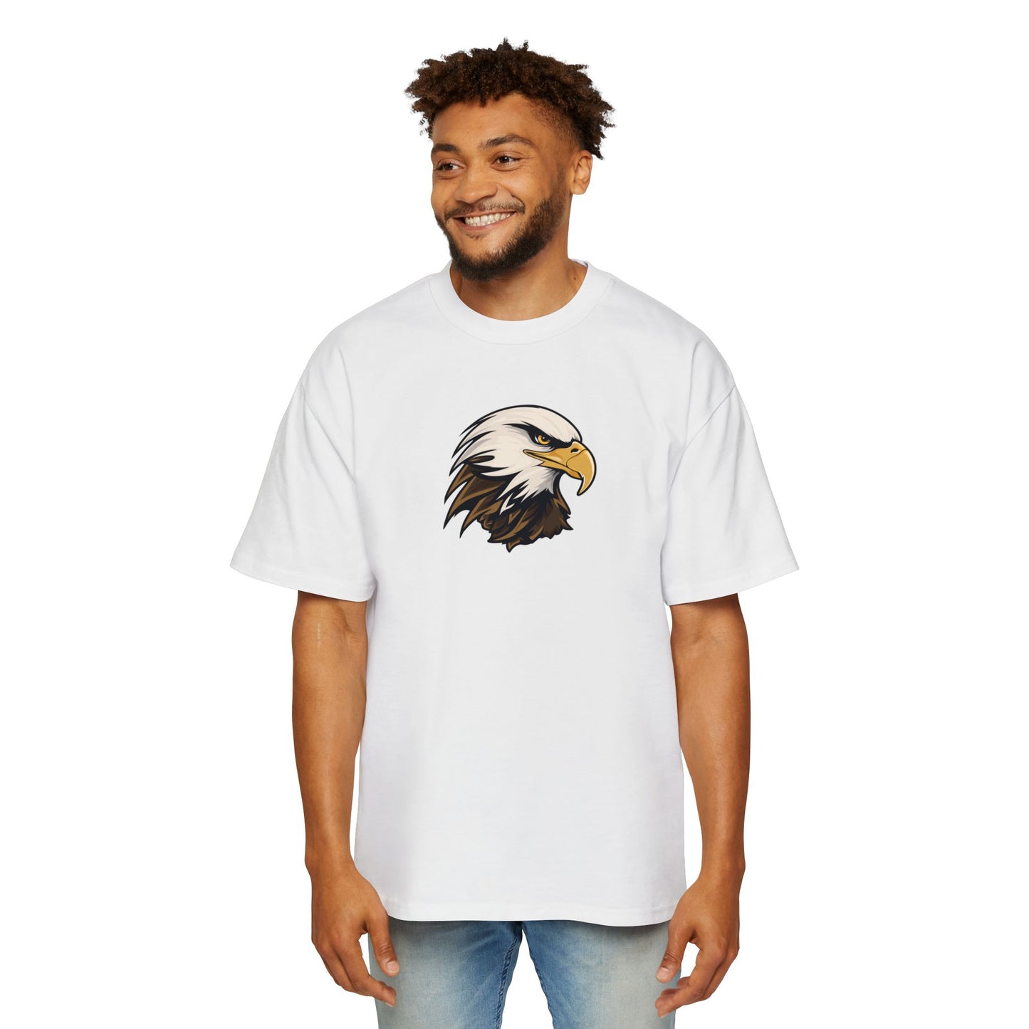 Eagle Graphic Oversized Tee - Men's Stylish Casual Wear