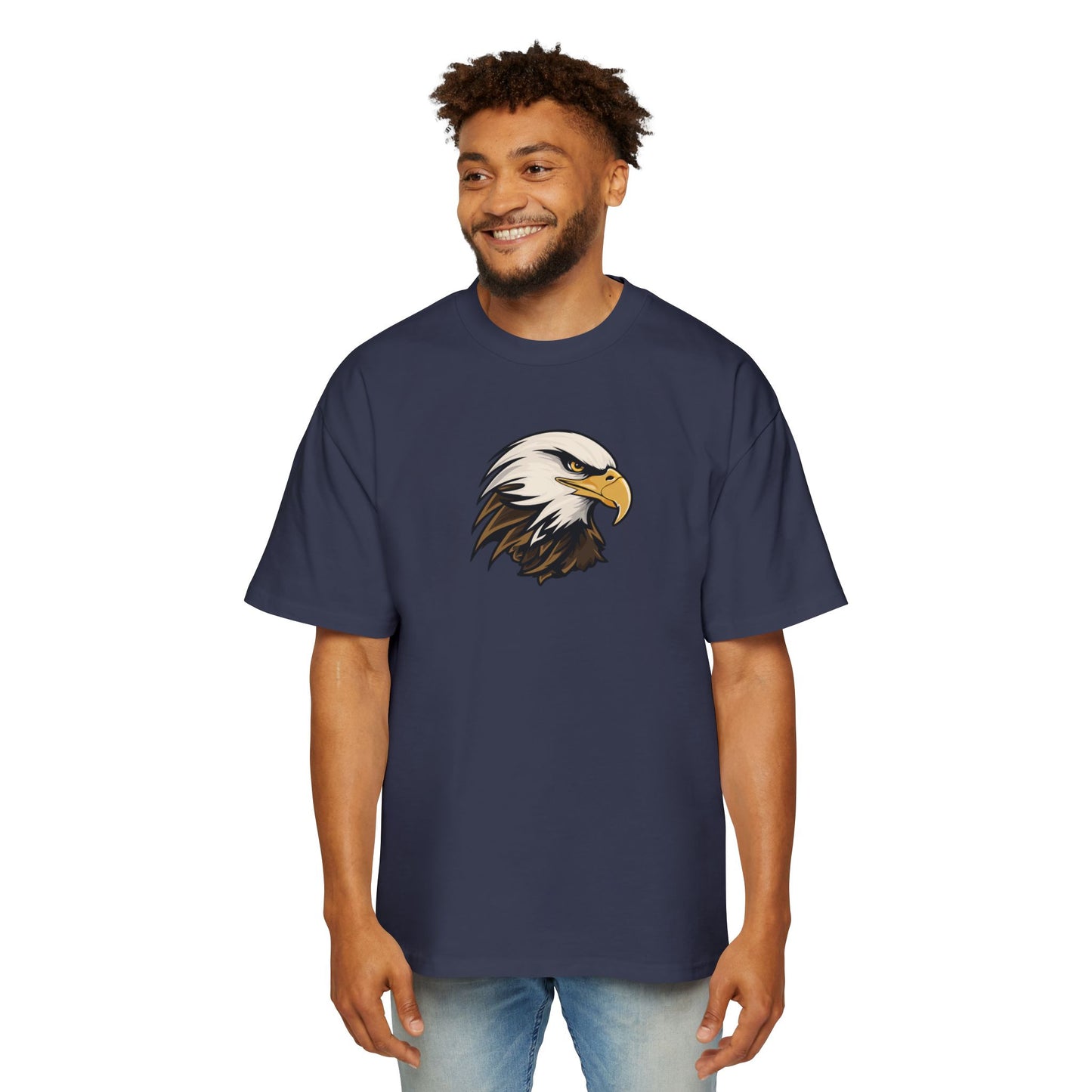 Eagle Graphic Oversized Tee - Men's Stylish Casual Wear