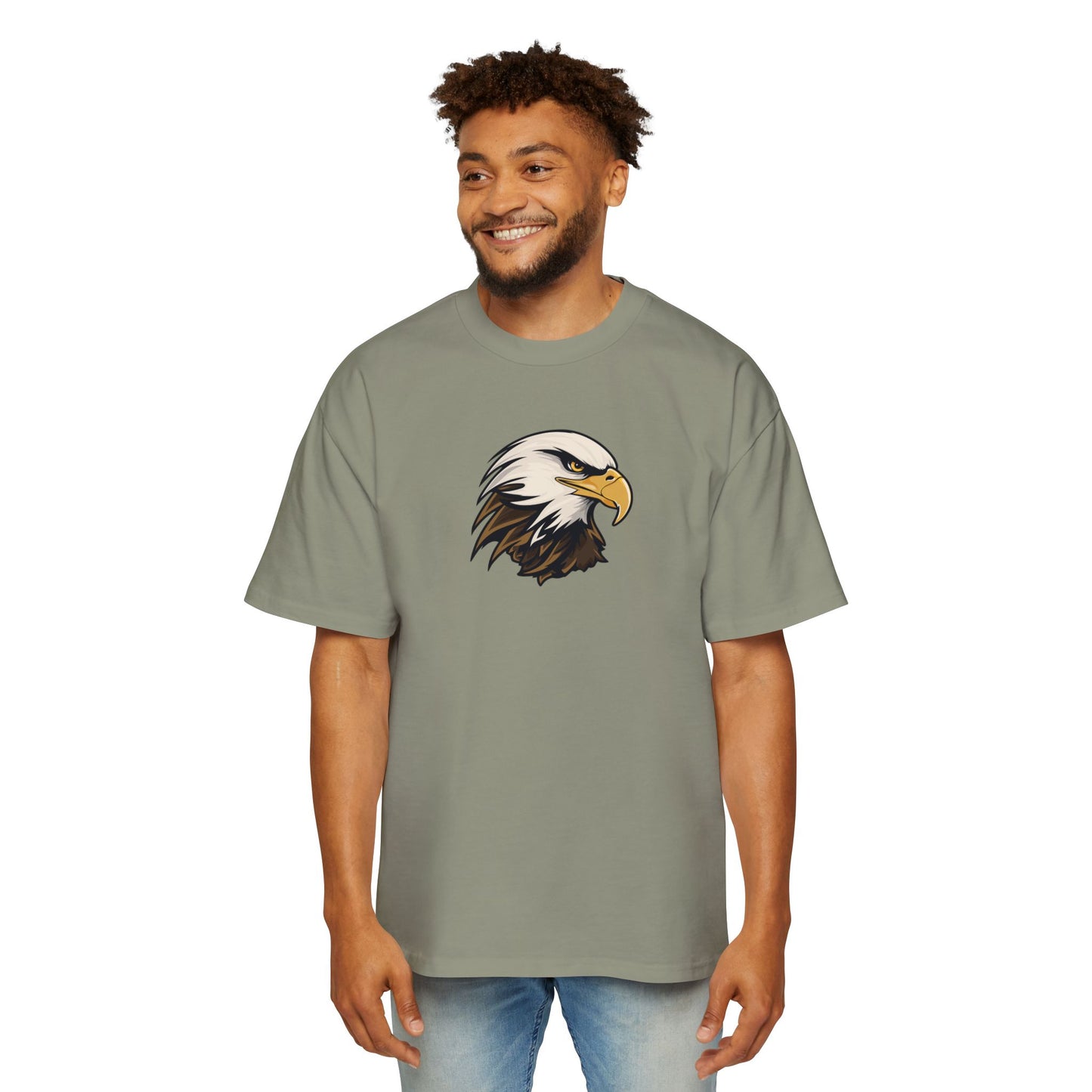 Eagle Graphic Oversized Tee - Men's Stylish Casual Wear