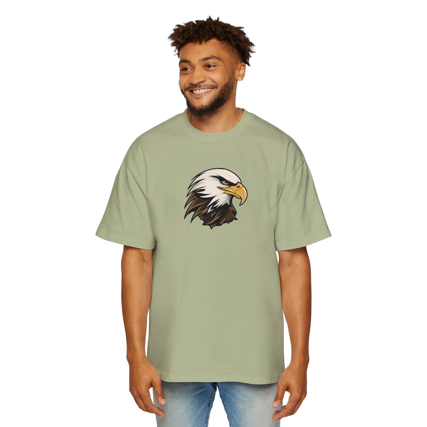 Eagle Graphic Oversized Tee - Men's Stylish Casual Wear