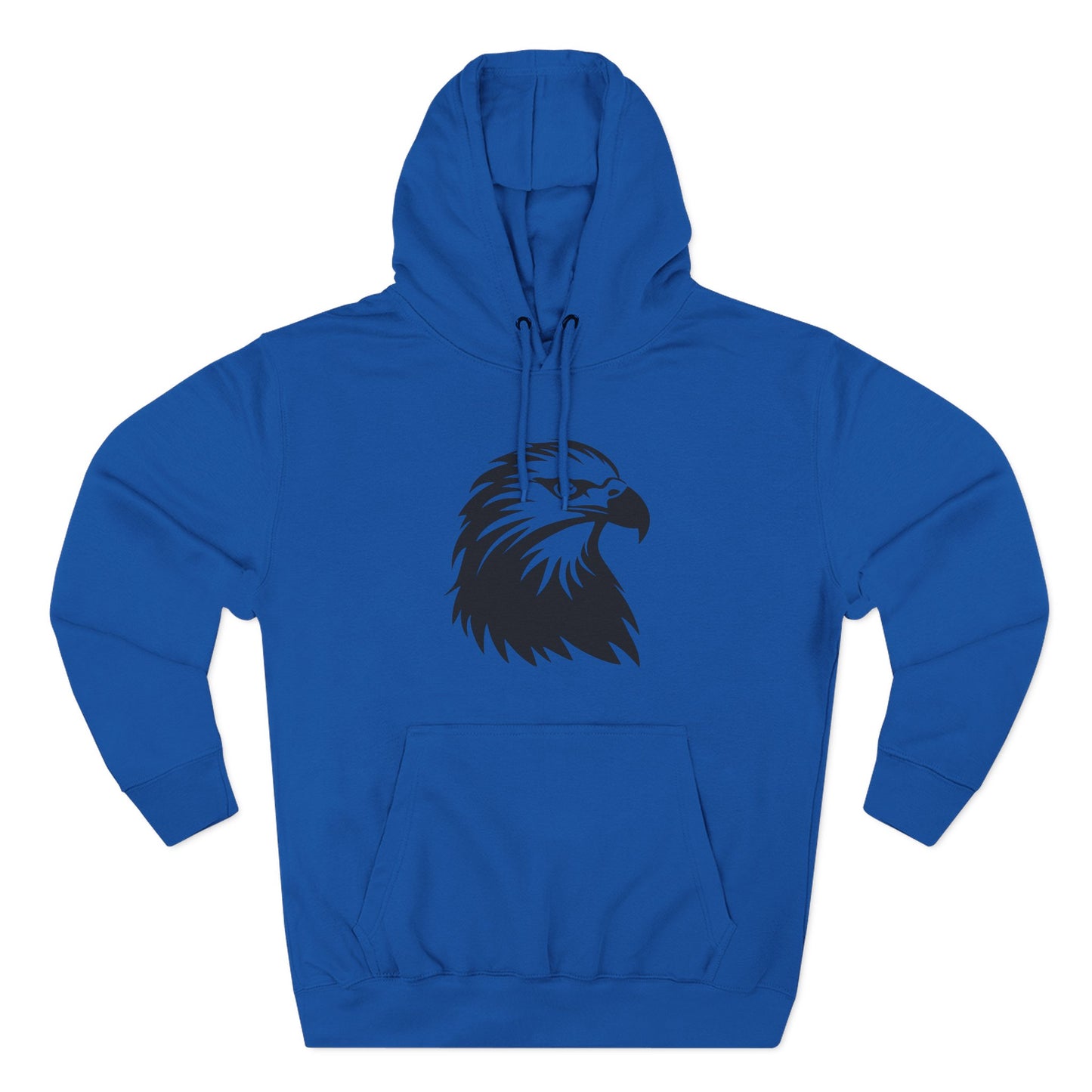 Eagle Design Fleece Hoodie - Cozy & Stylish Pullover for Nature Lovers