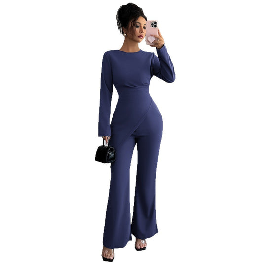 European And American Leisure Simple Straight Suit Women